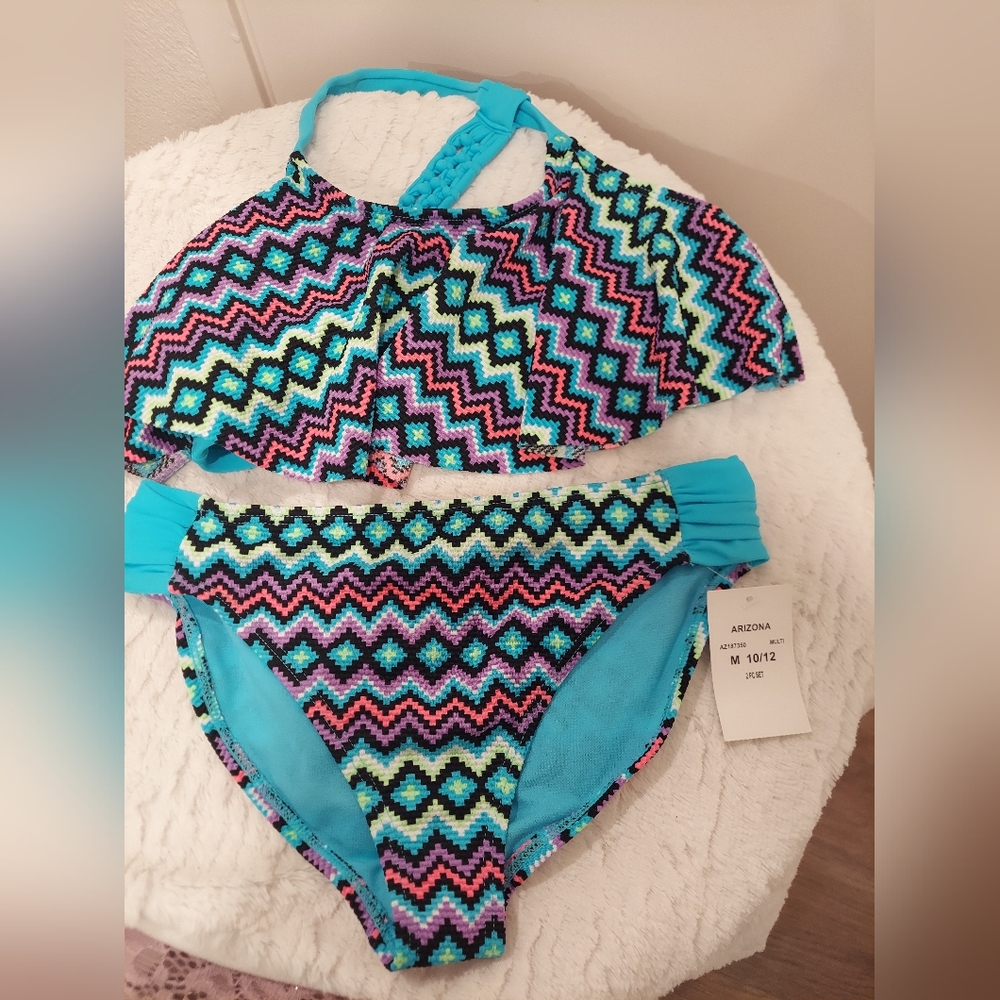 Arizona swimsuit set for girl size 11/12 M